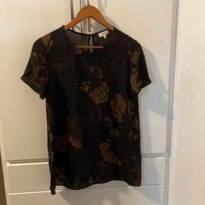 Wilfred silk black blouse